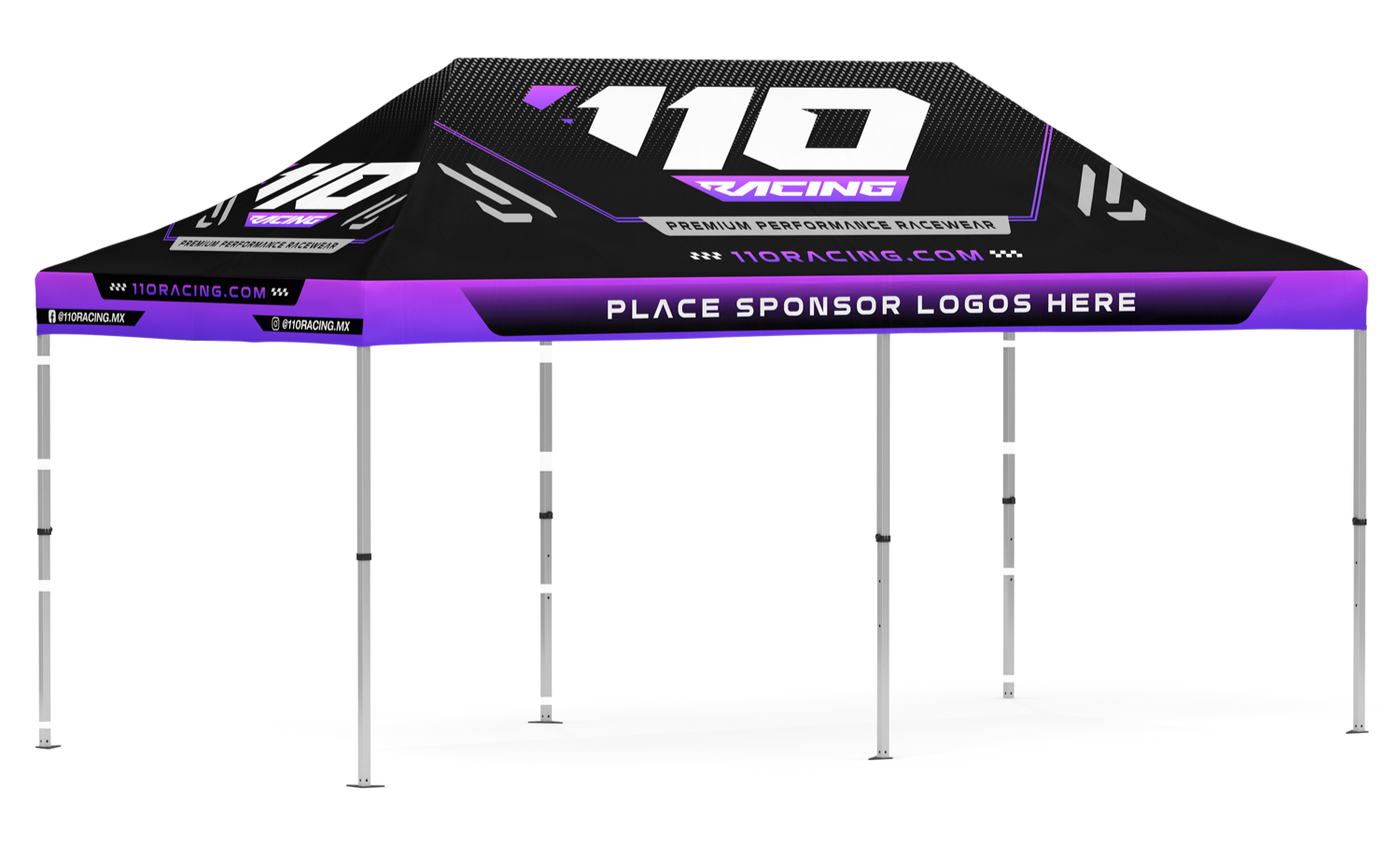 110 RACING ATHLETE CANOPY TOP (10x20) - PURPLE