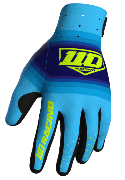 110 RACING // SE25 IGNITE GLOVE - CYAN