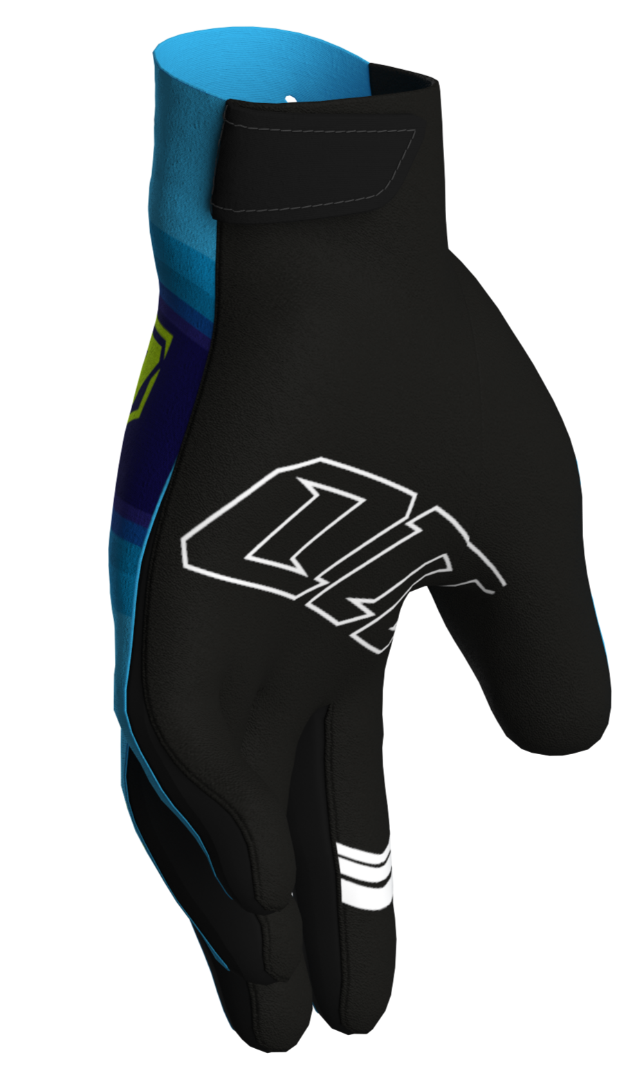 110 RACING // SE25 IGNITE GLOVE - CYAN