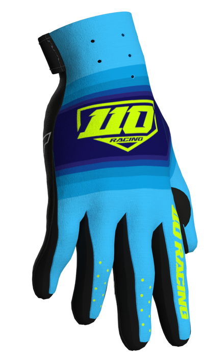 110 RACING // SE25 IGNITE GLOVE - CYAN