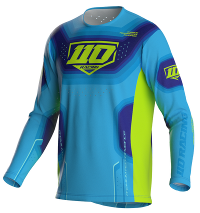 110 RACING // SE25 IGNITE YOUTH JERSEY - CYAN