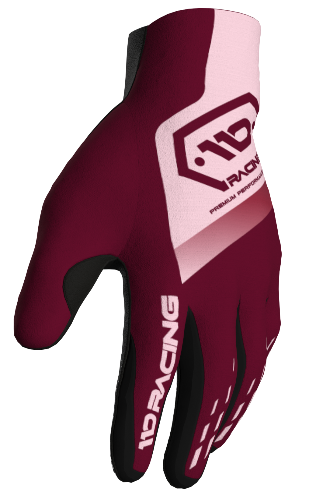 110 RACING // SE25 TENACITY YOUTH GLOVE - MAROON/LIGHT PINK