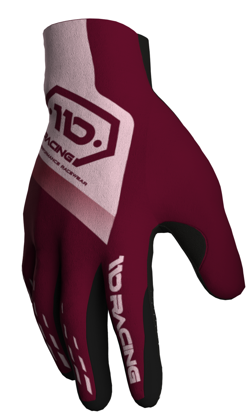 110 RACING // SE25 TENACITY YOUTH GLOVE - MAROON/LIGHT PINK