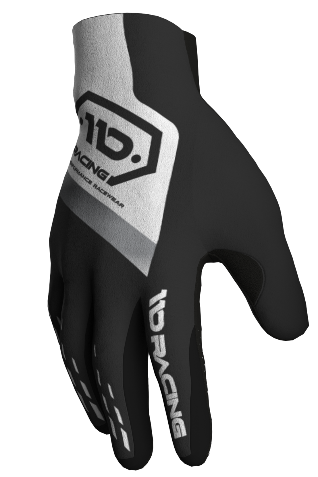 110 RACING // SE25 TENACITY YOUTH GLOVE - WHITE/GREY