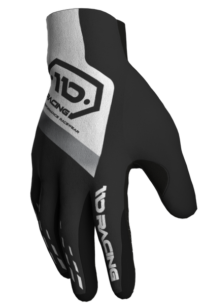 110 RACING // SE25 TENACITY YOUTH GLOVE - WHITE/GREY