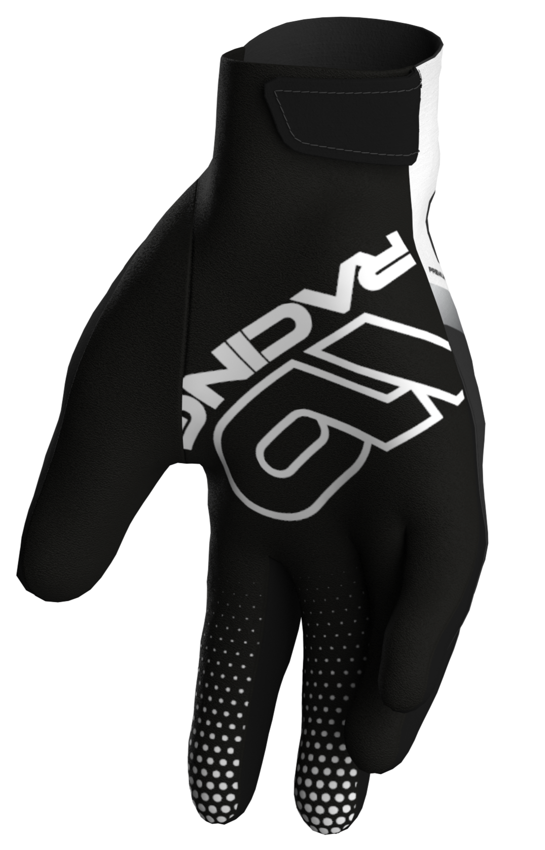 110 RACING // SE25 TENACITY YOUTH GLOVE - WHITE/GREY