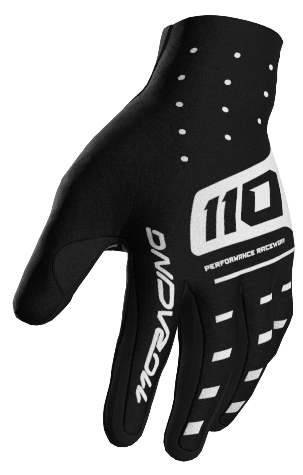 110 RACING // VELOCITY 2.0 25' YOUTH GLOVE - BLACK