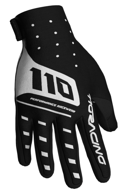 110 RACING // VELOCITY 2.0 25' YOUTH GLOVE - BLACK