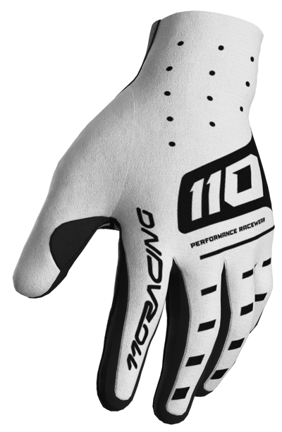 110 RACING // VELOCITY 2.0 25' GLOVE - WHITE