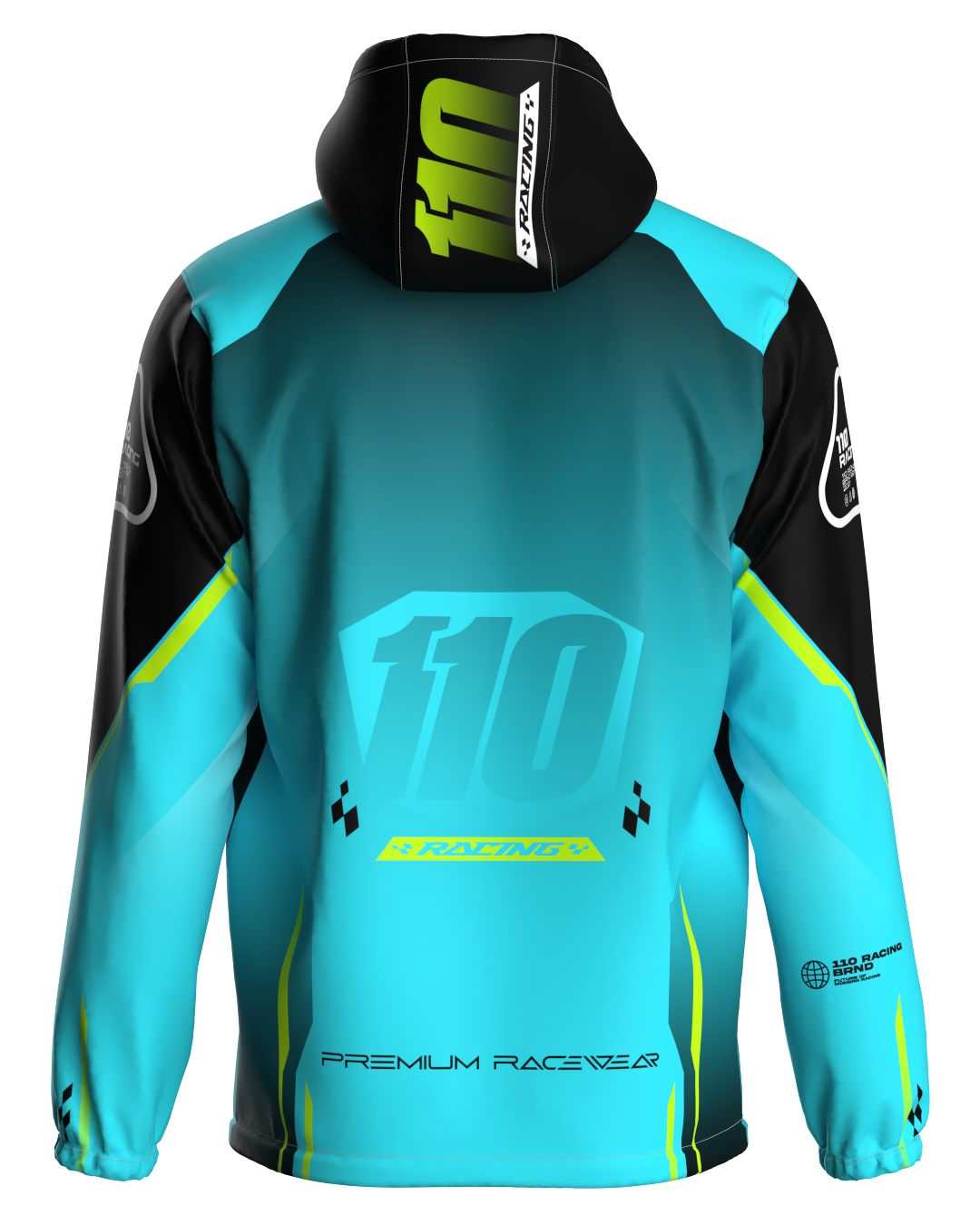 110 RACING // CUSTOM NANO TECH 3.0 COLD JACKET - TEAL/BLACK