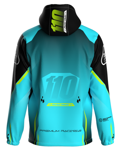 110 RACING // CUSTOM NANO TECH 3.0 COLD JACKET - TEAL/BLACK