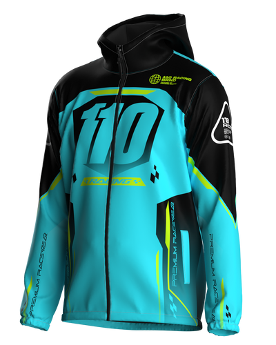 110 RACING // CUSTOM NANO TECH 3.0 COLD JACKET - TEAL/BLACK