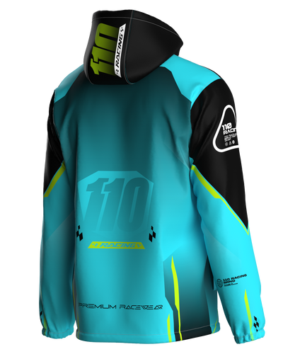 110 RACING // CUSTOM NANO TECH 3.0 COLD JACKET - TEAL/BLACK