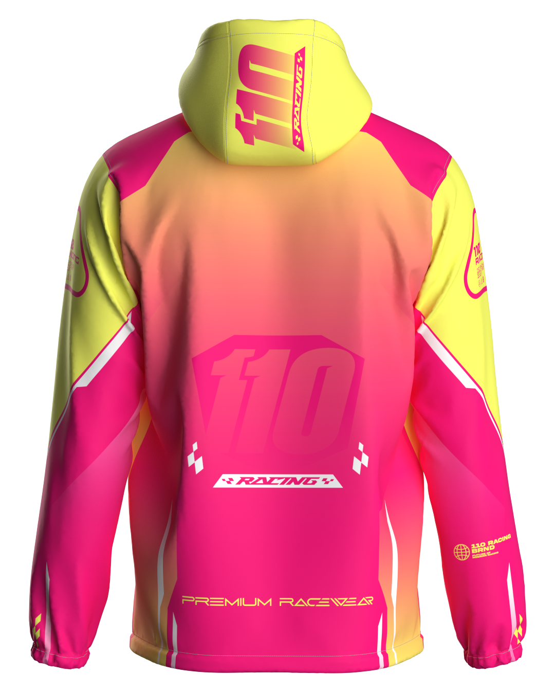 110 RACING // CUSTOM NANO TECH 3.0 COLD JACKET - PINK/YELLOW