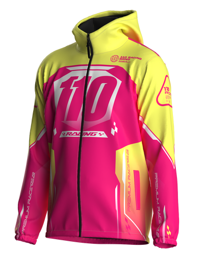 110 RACING // CUSTOM NANO TECH 3.0 COLD JACKET - PINK/YELLOW