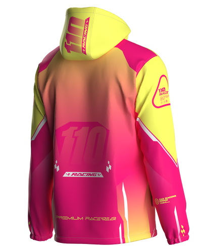 110 RACING // CUSTOM NANO TECH 3.0 COLD JACKET - PINK/YELLOW