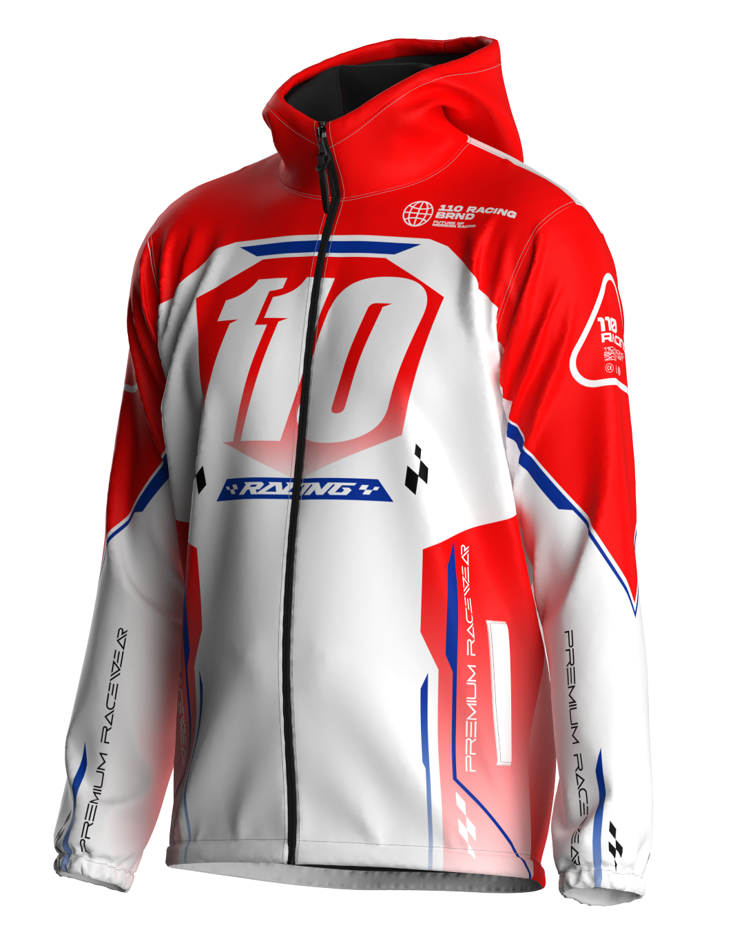 110 RACING // CUSTOM NANO TECH 3.0 COLD JACKET - RED/WHITE/BLUE