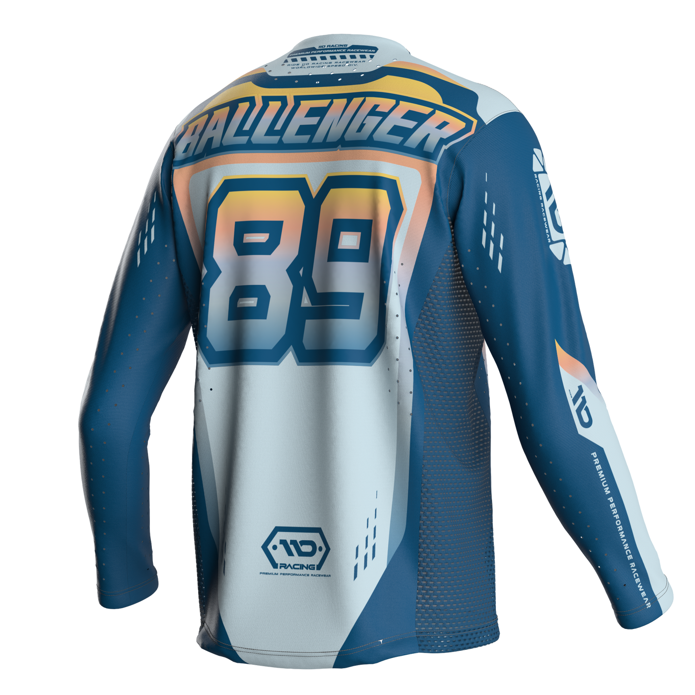 110 RACING // SE25 TENACITY JERSEY - LIGHT BLUE