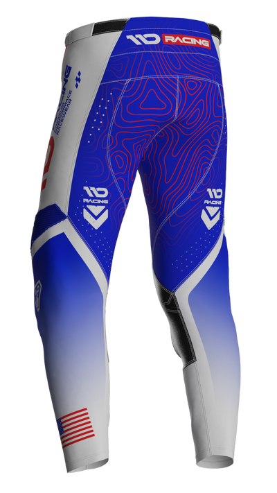 110 RACING // SE24.5 RED BUD PANT - RED/BLUE