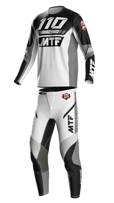 110 RACING x MTF COLLAB LE24 YOUTH PANT - BLACK/WHITE