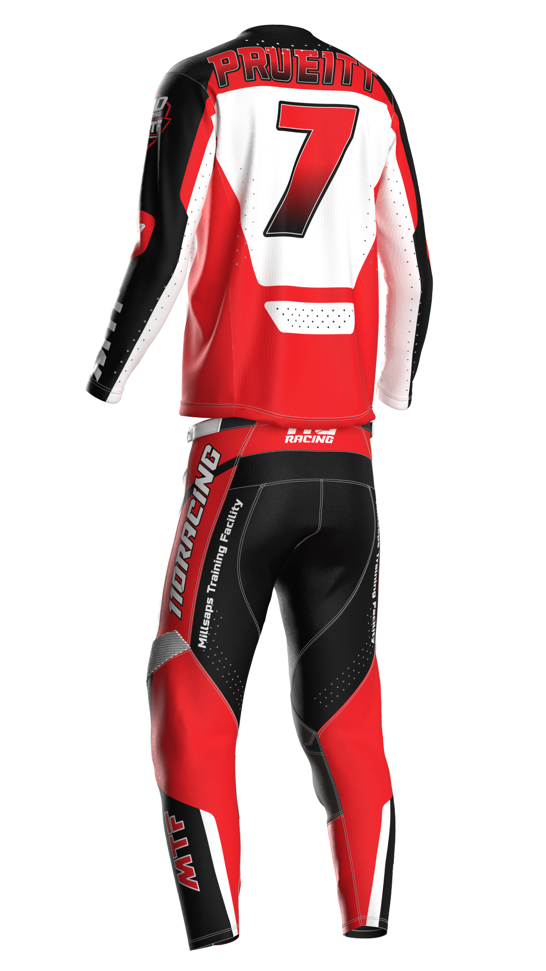 110 RACING x MTF COLLAB  LE24 JERSEY - RED/WHITE