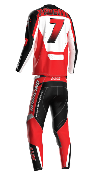 110 RACING x MTF COLLAB  LE24 JERSEY - RED/WHITE