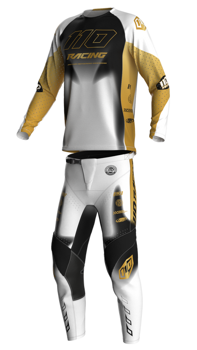 110 RACING // RS24.1 TECHART JERSEY - WHITE/GOLD