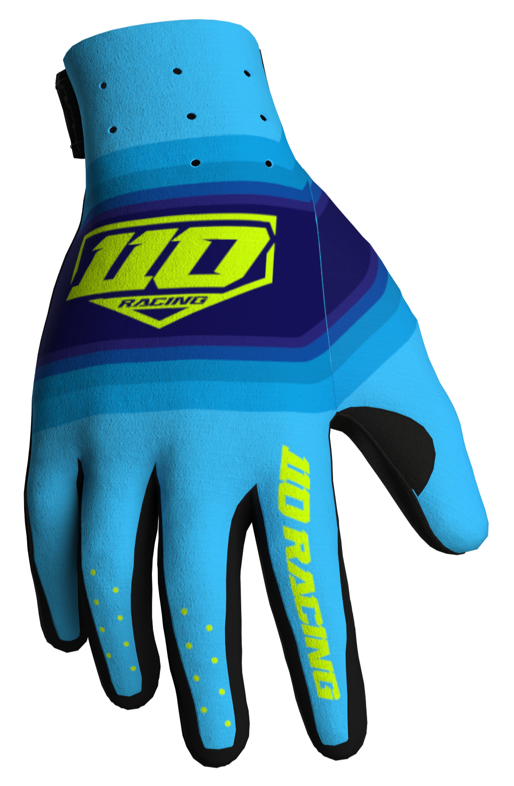 110 RACING // SE25 IGNITE GLOVE - CYAN