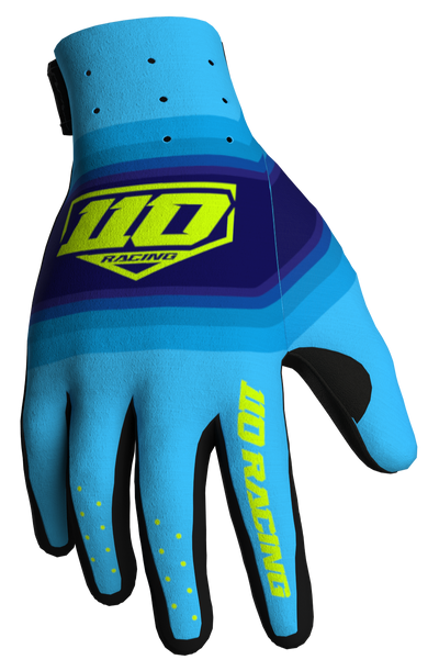 110 RACING // SE25 IGNITE GLOVE - CYAN