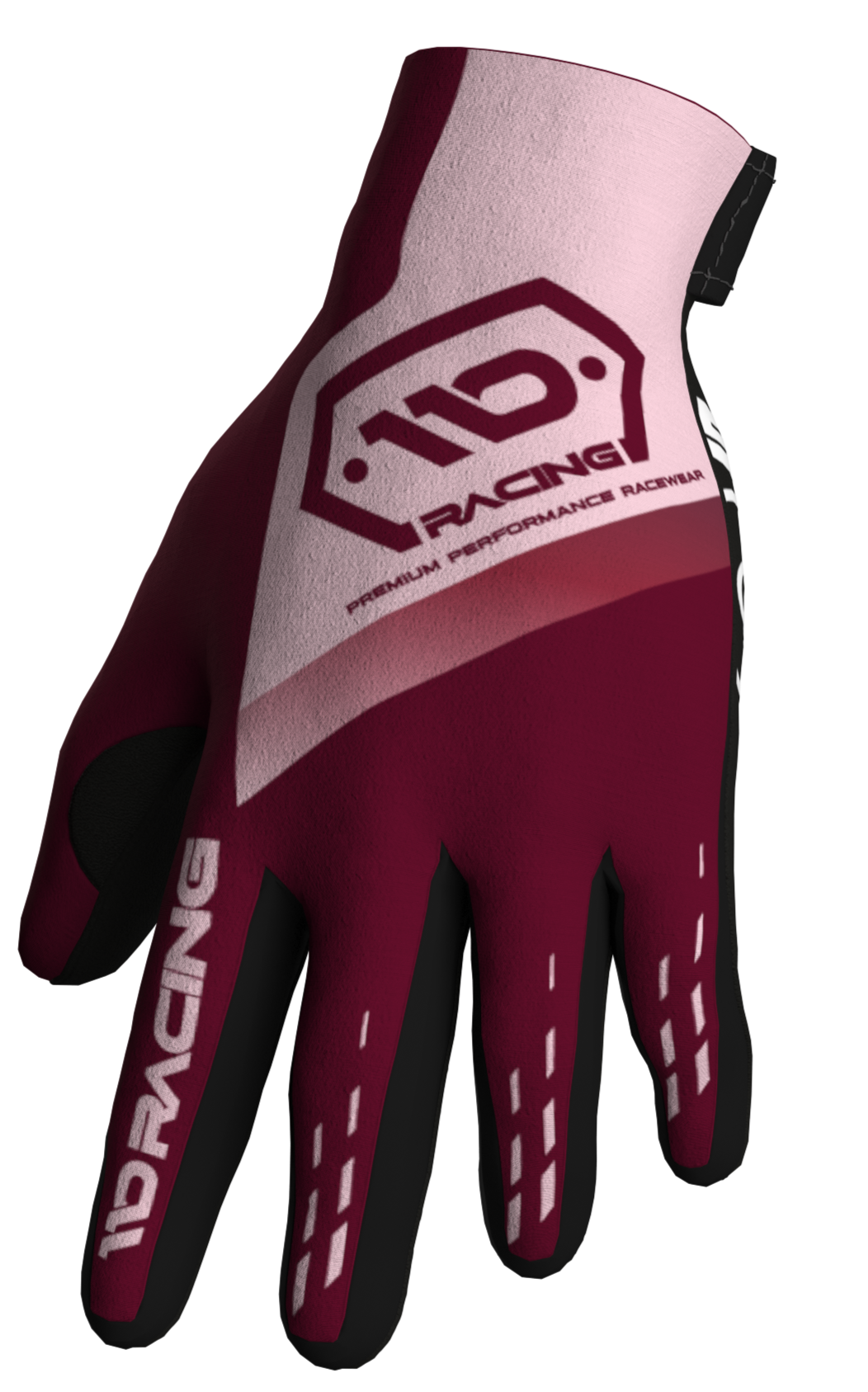 110 RACING // SE25 TENACITY YOUTH GLOVE - MAROON/LIGHT PINK