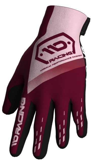 110 RACING // SE25 TENACITY YOUTH GLOVE - MAROON/LIGHT PINK