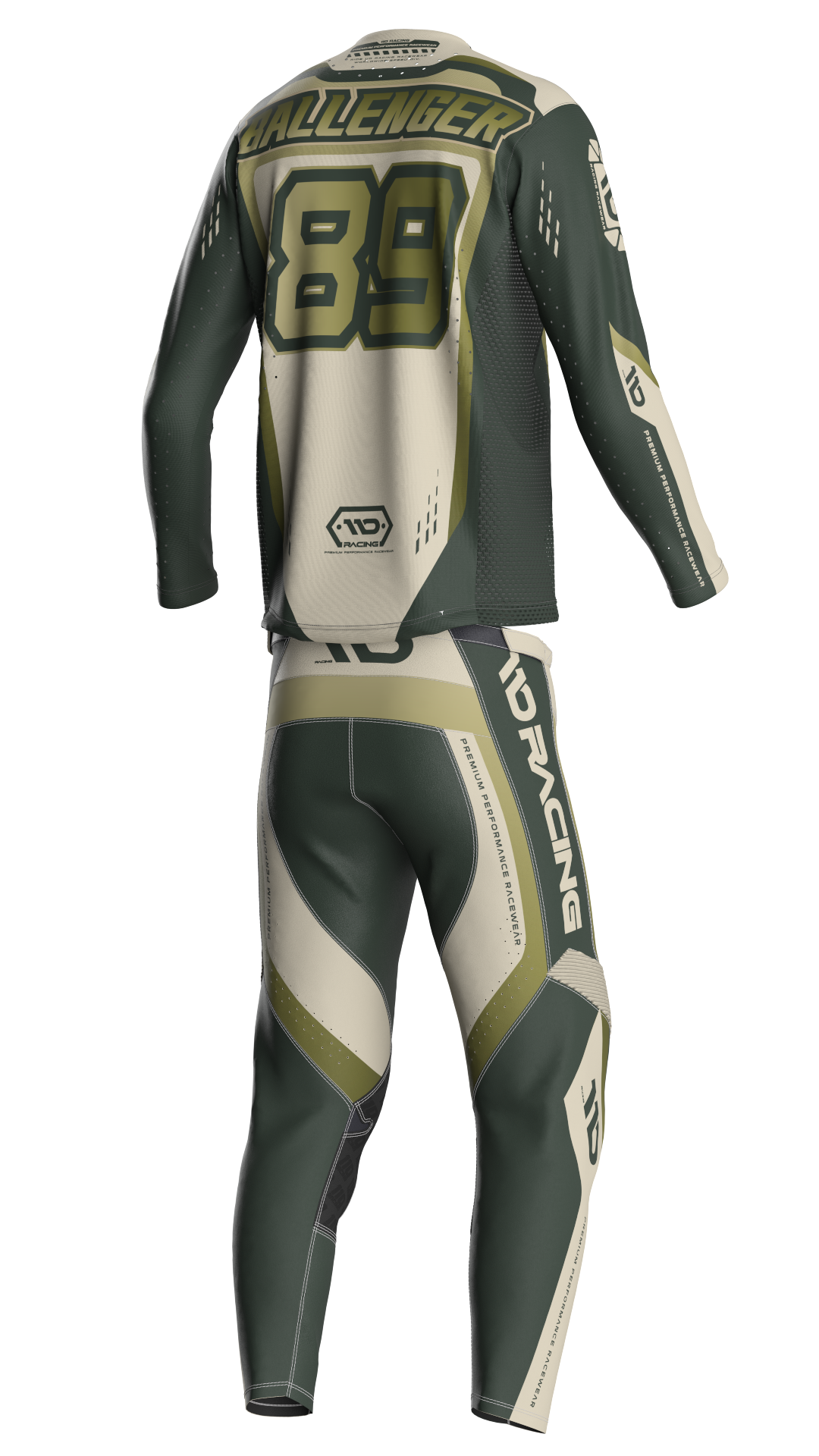 110 RACING // SE25 TENACITY YOUTH PANT - OLIVE GREEN