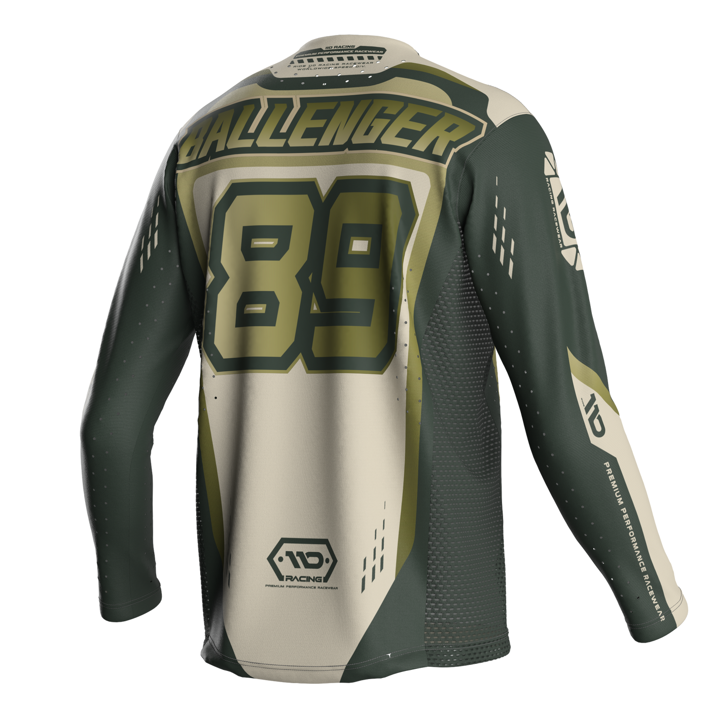 110 RACING // SE25 TENACITY JERSEY - OLIVE GREEN