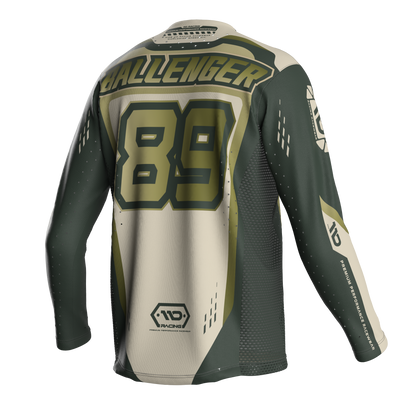 110 RACING // SE25 TENACITY JERSEY - OLIVE GREEN