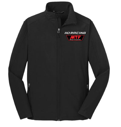 110 RACING x MTF COLLAB SOFTSHELL JACKET - BLACK