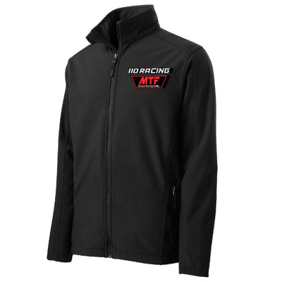 110 RACING x MTF COLLAB SOFTSHELL JACKET - BLACK