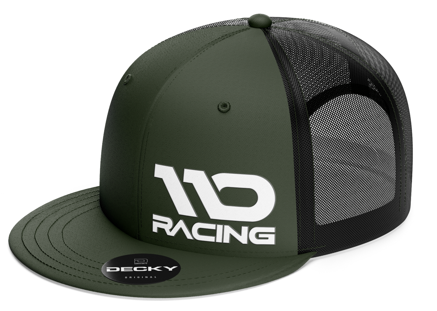 110 RACING // OLIVE SUMMER SNAPBACK HAT