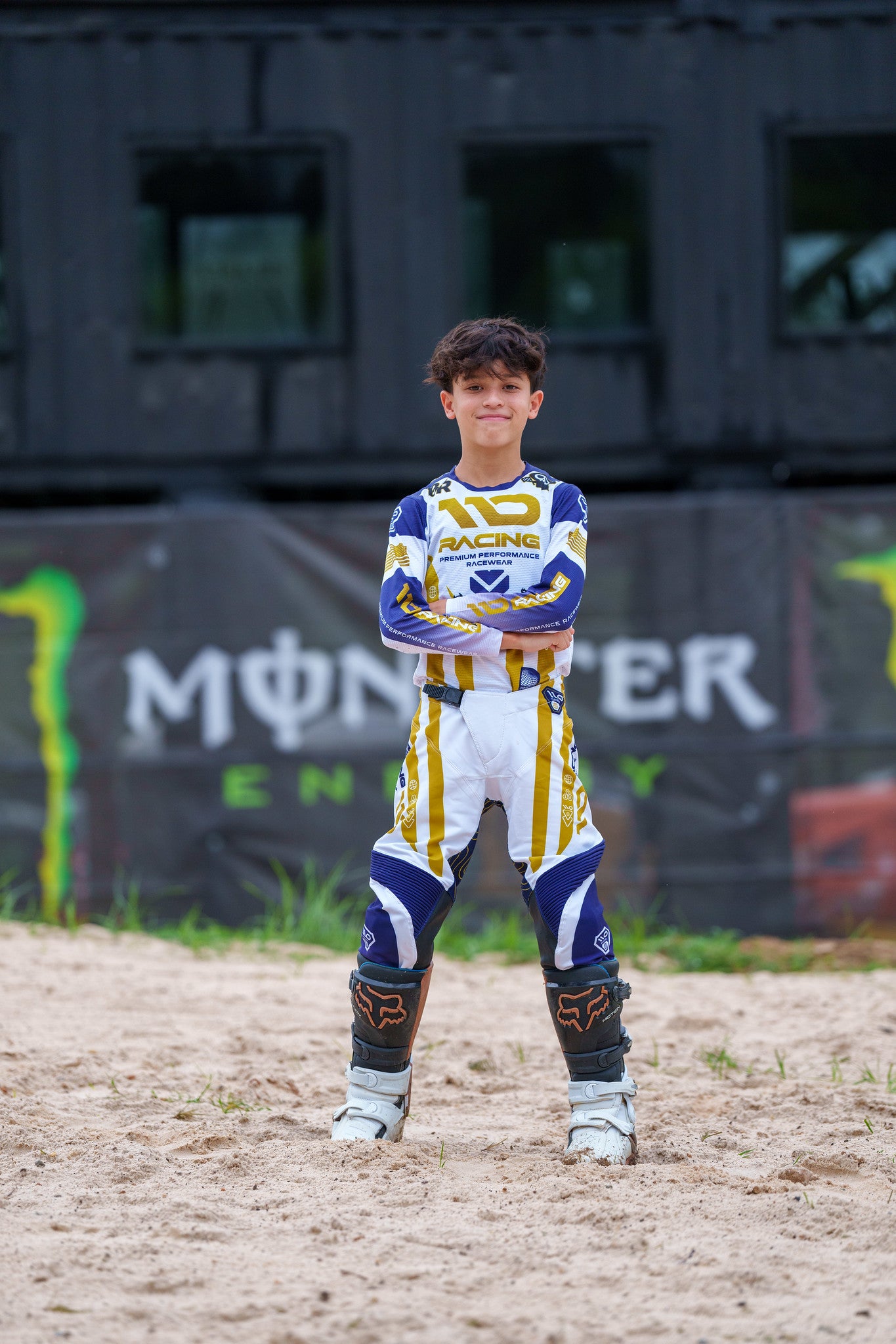 110 RACING // SE24.5 RED BUD YOUTH JERSEY - GOLD