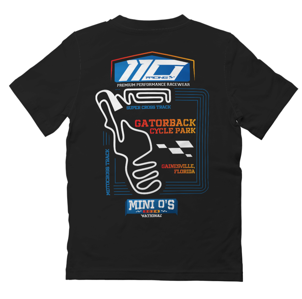 110 RACING // MINI O'S TEE YOUTH - GREY