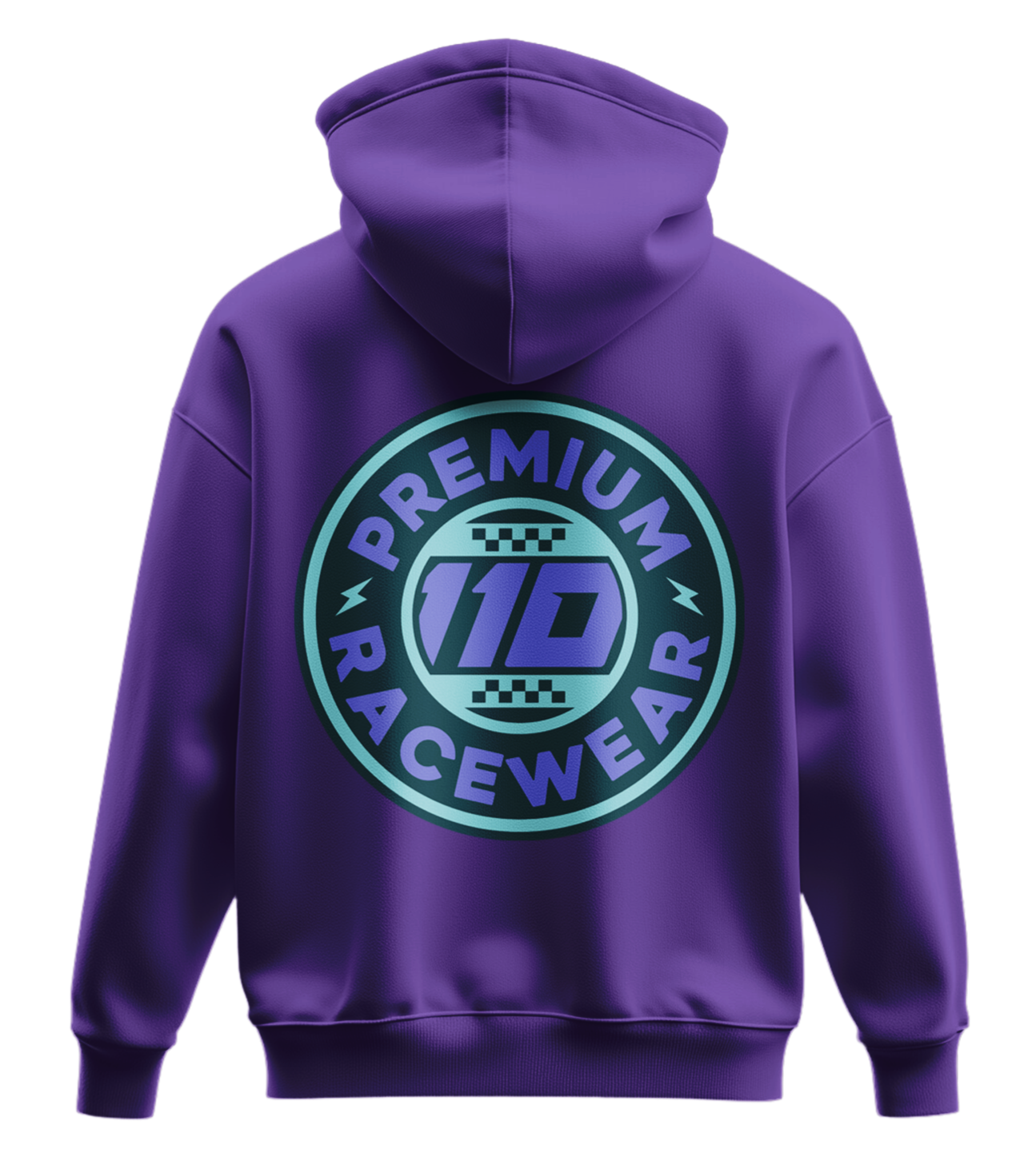 110 RACING // CLASSIC HOODIE YOUTH - PURPLE/TEAL