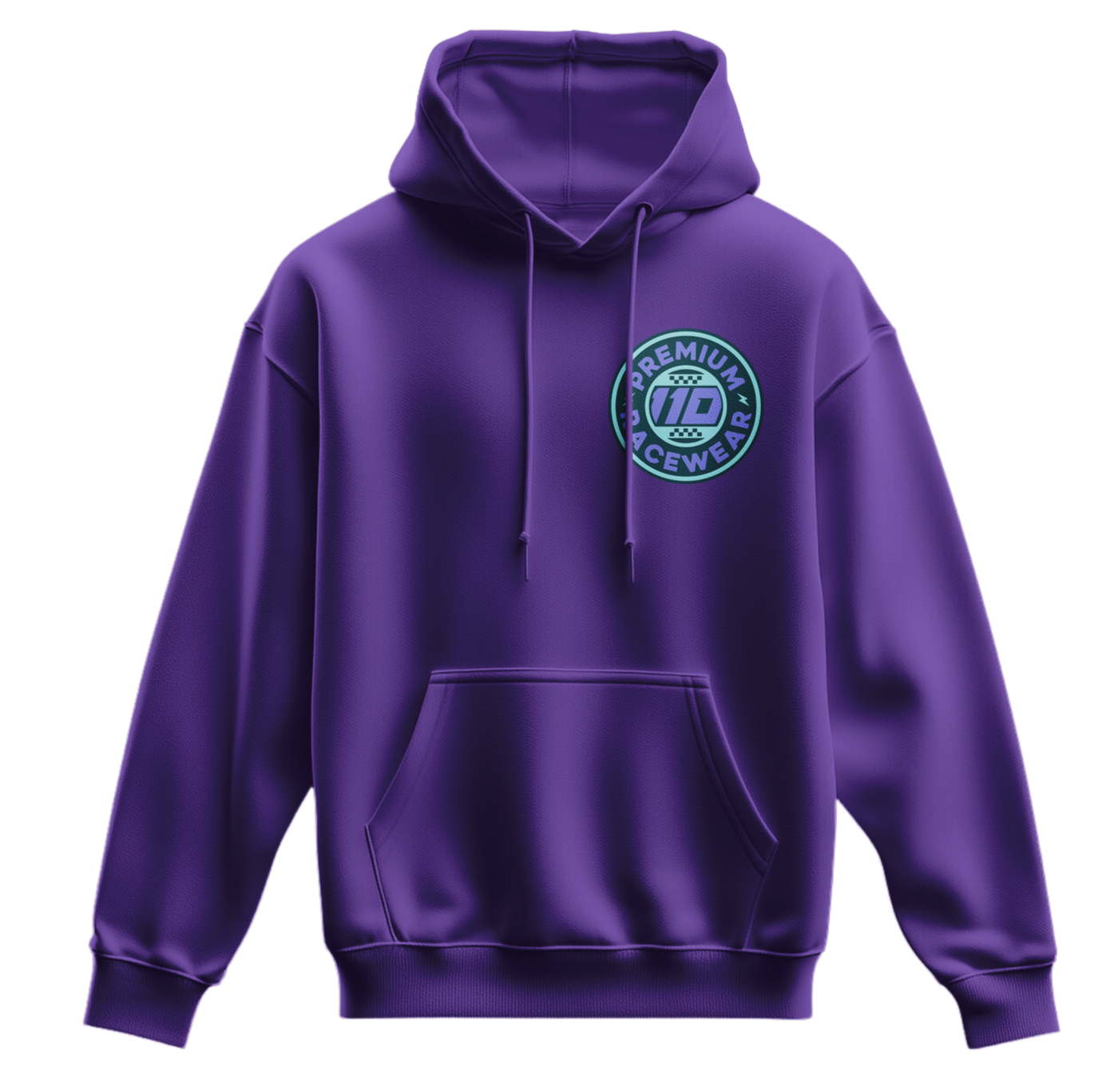 110 RACING // CLASSIC HOODIE YOUTH - PURPLE/TEAL