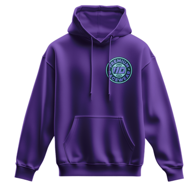 110 RACING // CLASSIC HOODIE YOUTH - PURPLE/TEAL