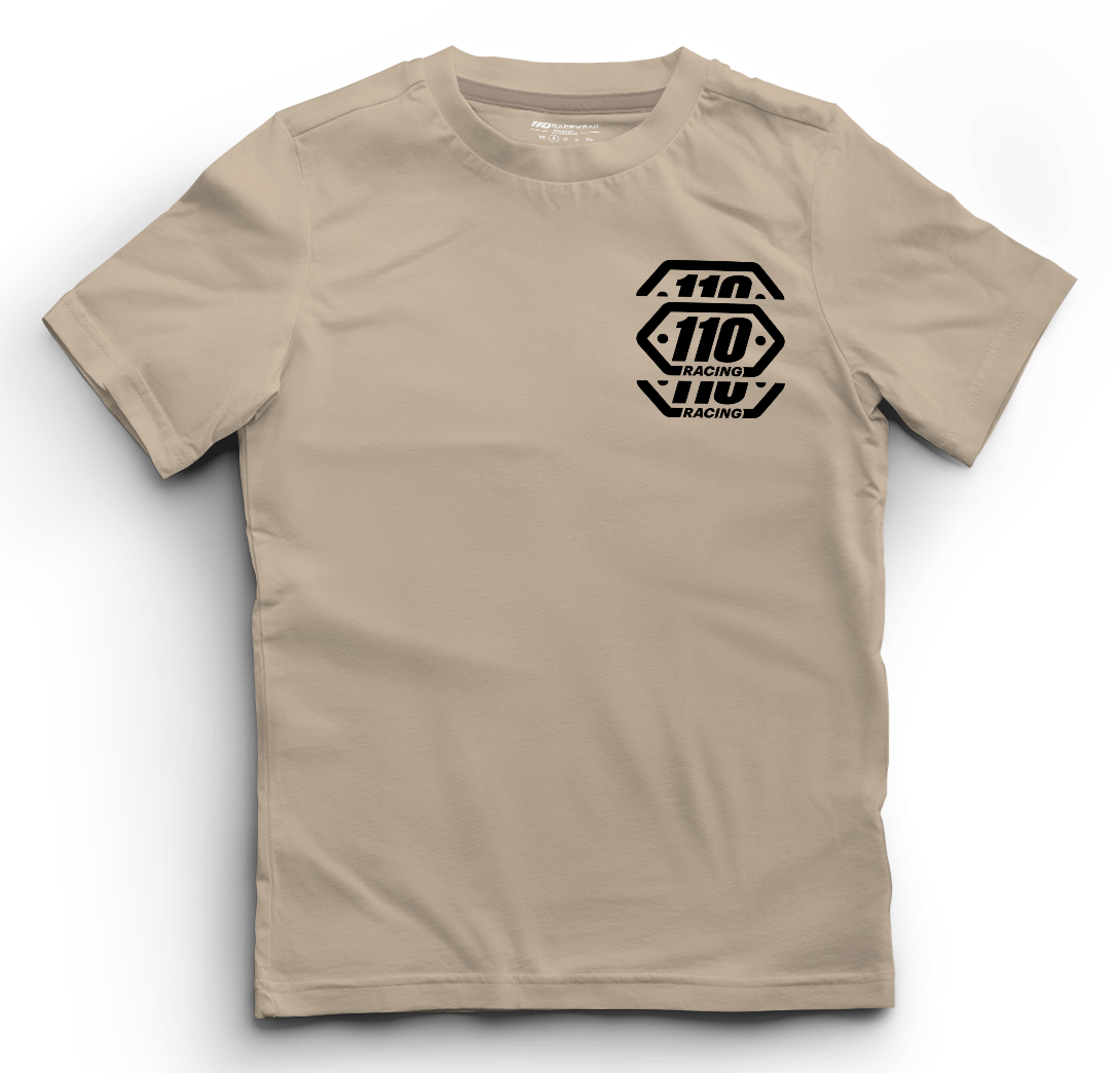 110 RACING // ELEVATE TEE YOUTH - TAN