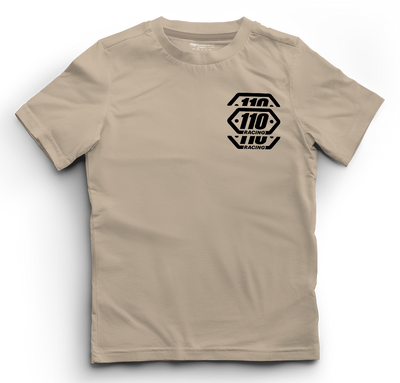 110 RACING // ELEVATE TEE YOUTH - TAN