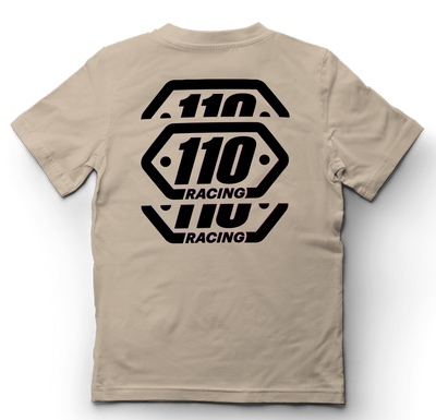 110 RACING // ELEVATE TEE YOUTH - TAN