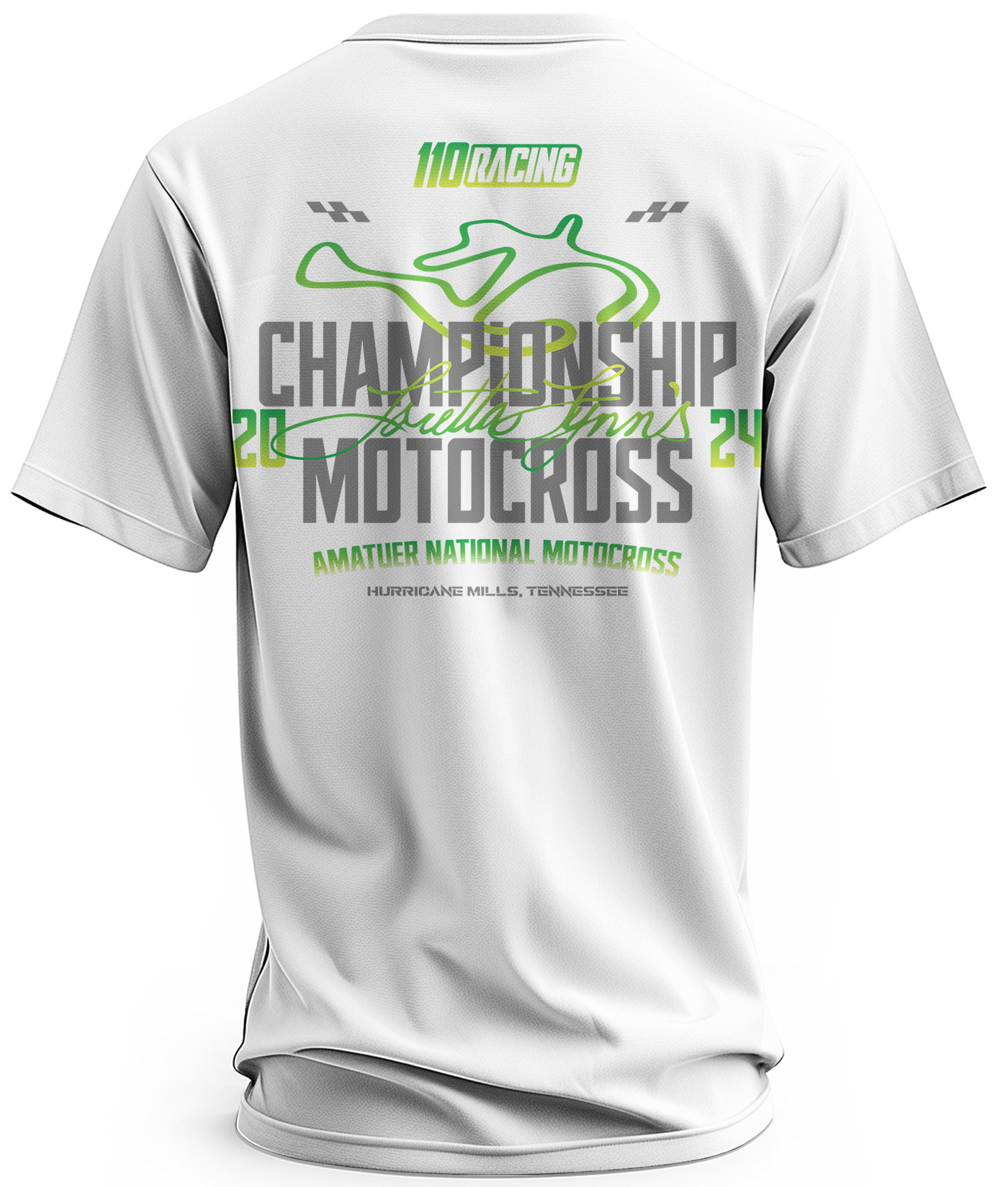 110 RACING // LORETTA LYNNS TEE ADULT - WHITE