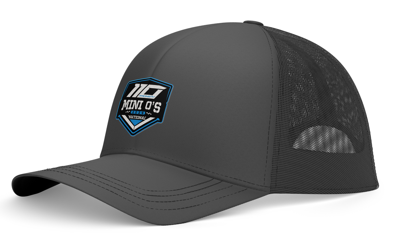 110 RACING // MINI O'S 2024 TRUCKER HAT - GREY