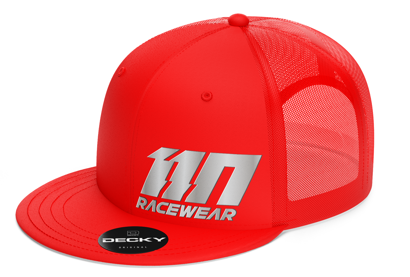 110 RACING // TECH-SILVER SNAPBACK HAT