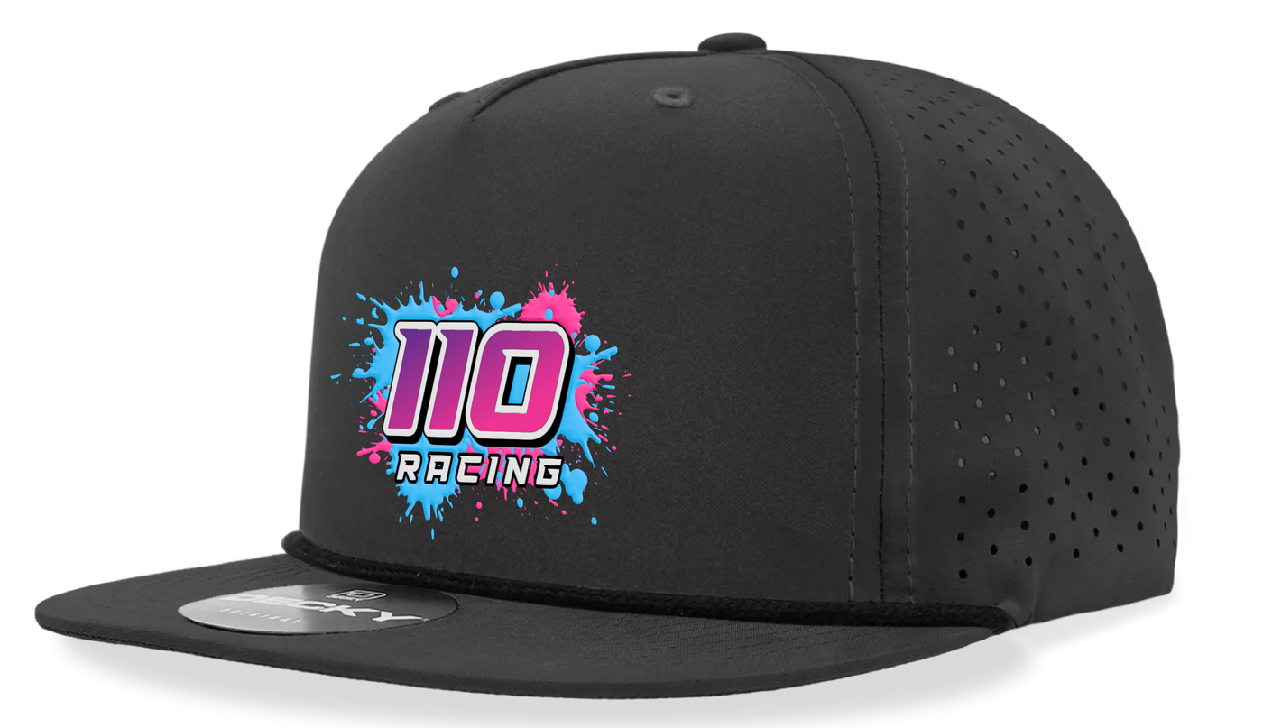 110 RACING // LTD24 MODERN RETRO SNAPBACK - BLACK/BLUE