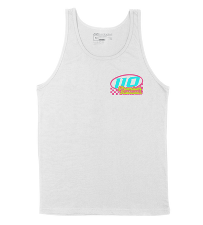 110 RACING // SUMMER ADULT TANK - WHITE